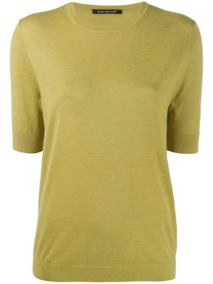 Luisa Cerano Shortsleeved Jumper - Green