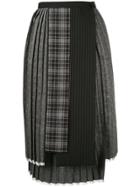 Antonio Marras Asymmetric Patchwork Skirt - Grey