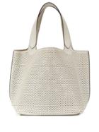 Alaïa Pre-owned Perforated Tote Bag - White