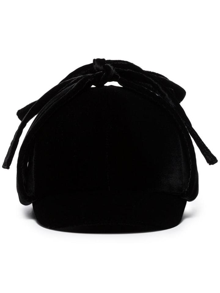 Miu Miu Deerstalker-style Cap - Black