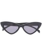 Moschino Eyewear Cat-eye Framed Sunglasses - Black
