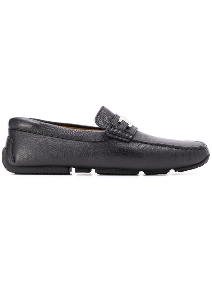 Bally Classic Grained Loafers - Black