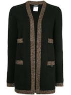 Chanel Vintage Knit Gown Cardigan - Black