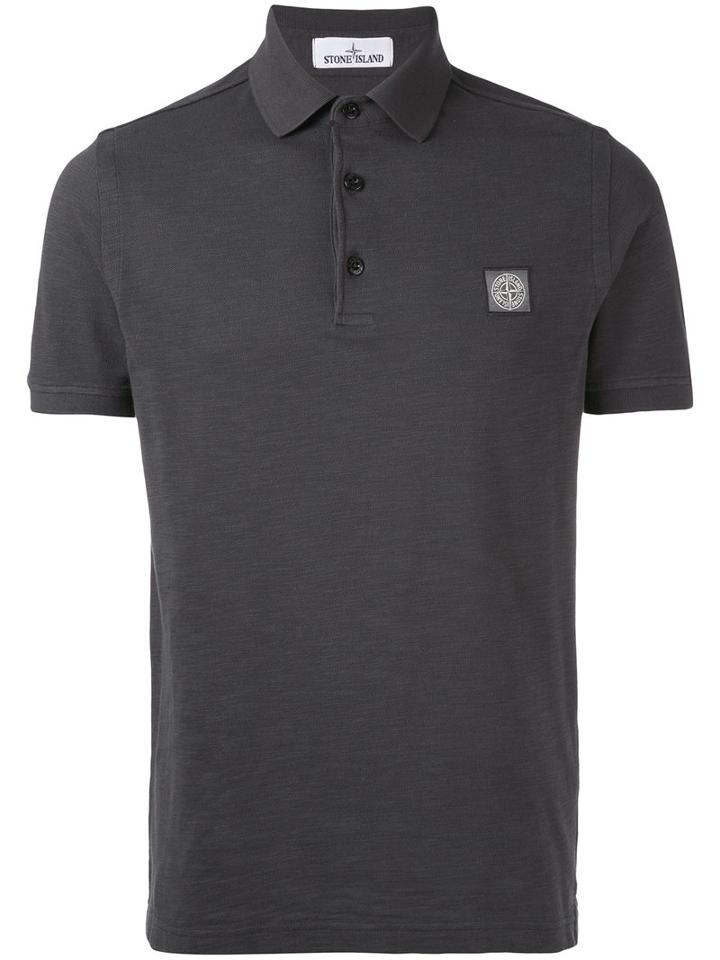 Stone Island - Classic Polo Top - Men - Cotton - Xxl, Black, Cotton