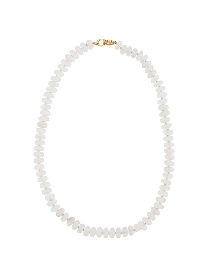 Irene Neuwirth 18kt Yellow Gold Bead Necklace - White