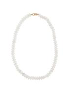 Irene Neuwirth 18kt Yellow Gold Bead Necklace - White