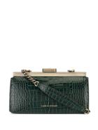 Tammy & Benjamin Embossed Clutch Bag - Green