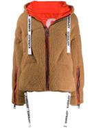 Khrisjoy Oversized Hooded Jacket - Neutrals