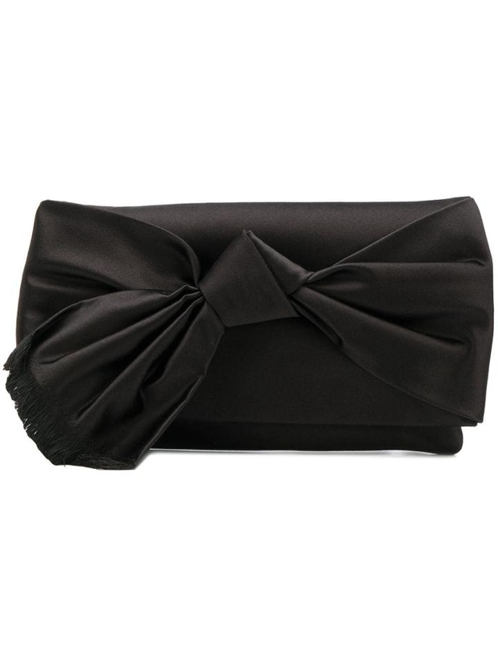 Tory Burch Knot Clutch Bag - Black