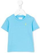 Polo Ralph Lauren - Buttoned Shoulder T-shirt - Kids - Cotton - 18 Mth, Blue