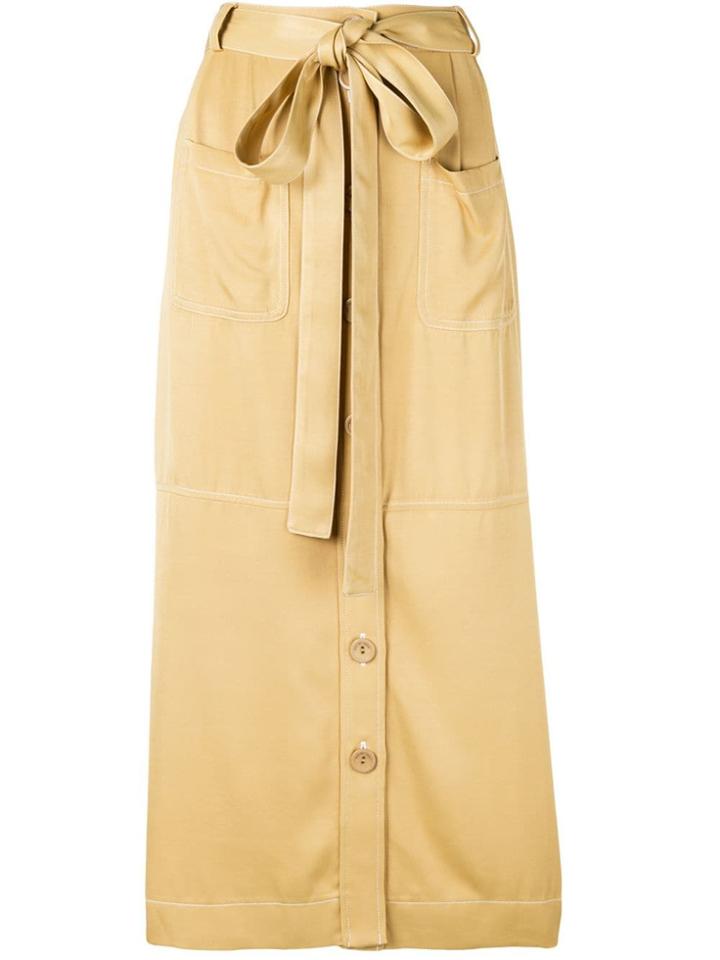 See By Chloé Tie Waist Skirt - Neutrals
