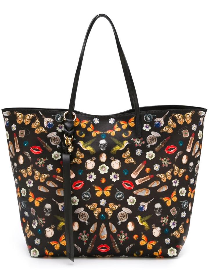 Alexander Mcqueen 'obsesssion' Print Tote