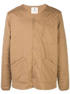 Snow Peak V-neck Pocketed Jacket - Brown