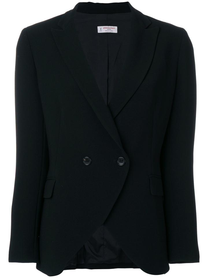 Alberto Biani Double Breasted Blazer - Black