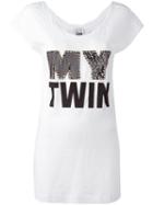 Twin-set 'my Twin' T-shirt, Size: Small, White, Cotton