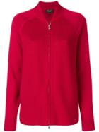 Loro Piana Zipped Fitted Jacket - Red