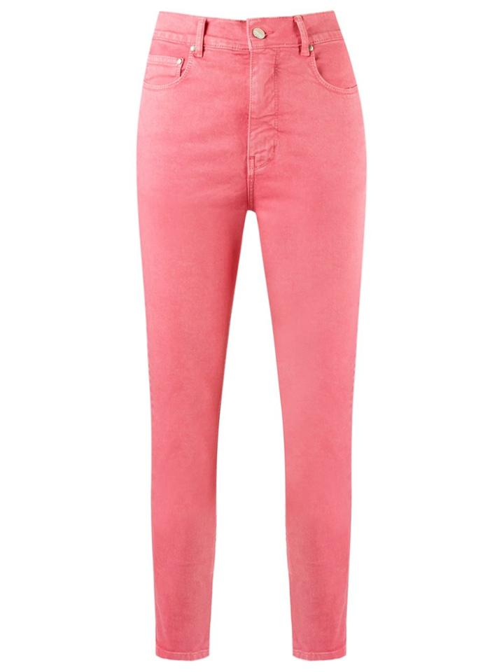 Amapô High Waisted Skinny Jeans - Pink & Purple