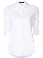 Steffen Schraut Turn Up Sleeves Shirt - White