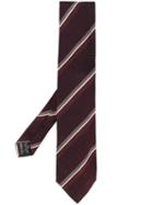Tom Ford Striped Silk Tie - Red