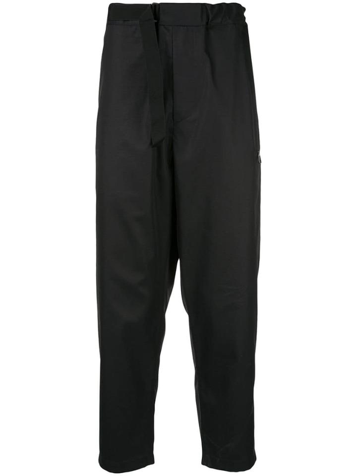 Oamc Loose Fit Woven Pants - Black