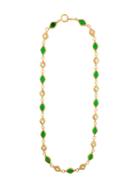 Chanel Vintage Gripoix And Filigree Necklace, Women's, Green