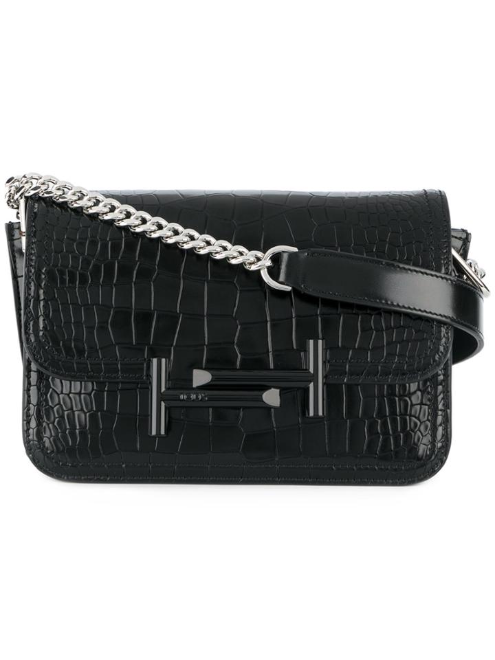 Tod's Double T Mini Crossbody Bag - Black