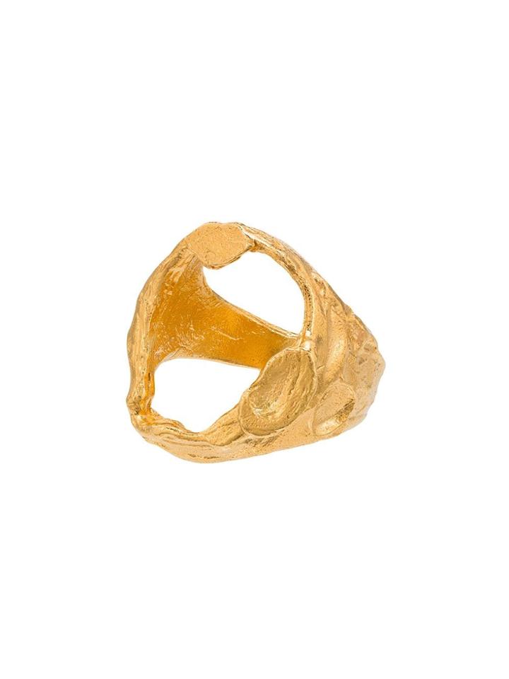 Alighieri Infernal Storm Ring - Gold