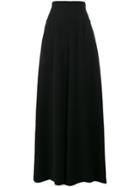 Adeam Corseted Wide-leg Trousers - Black