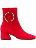 Dorateymur Pierced Boots - Red