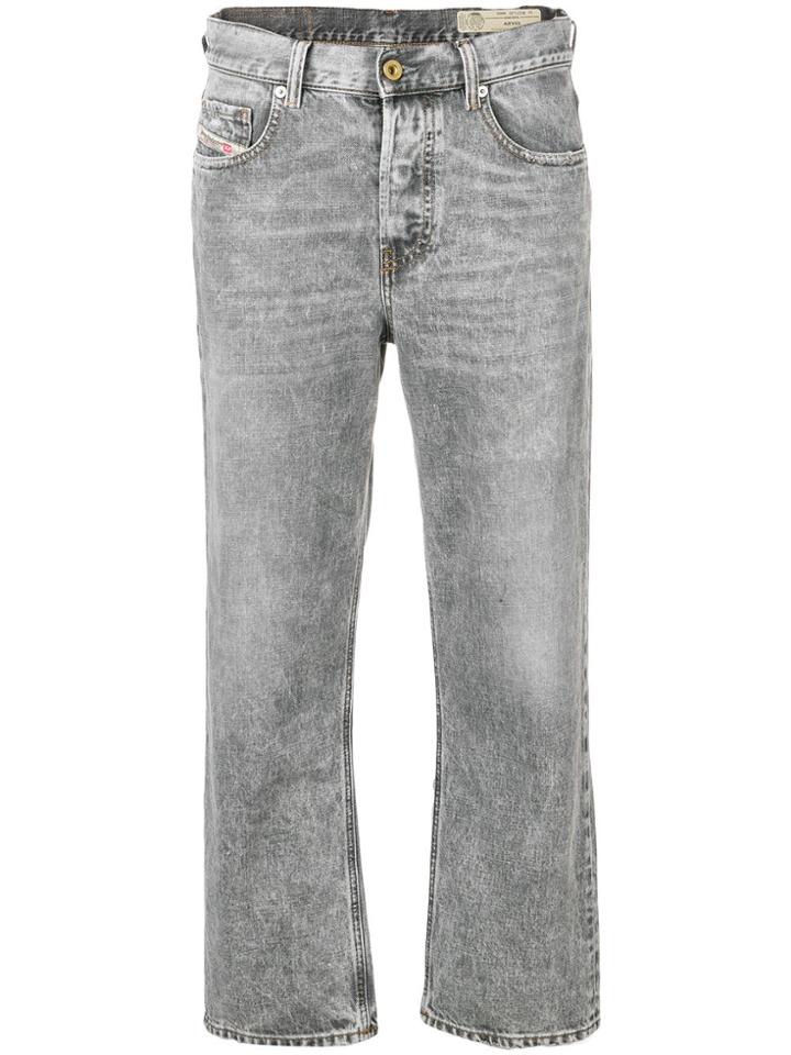 Diesel Cropped Jeans - Grey