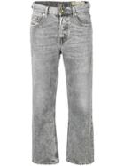 Diesel Cropped Jeans - Grey