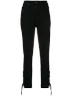 Citizens Of Humanity Lace-up Detail Jeans - Black