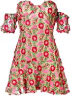 For Love And Lemons - Off-the-shoulder Mini Dress - Women - Nylon/polyester/spandex/elastane - L, Nylon/polyester/spandex/elastane
