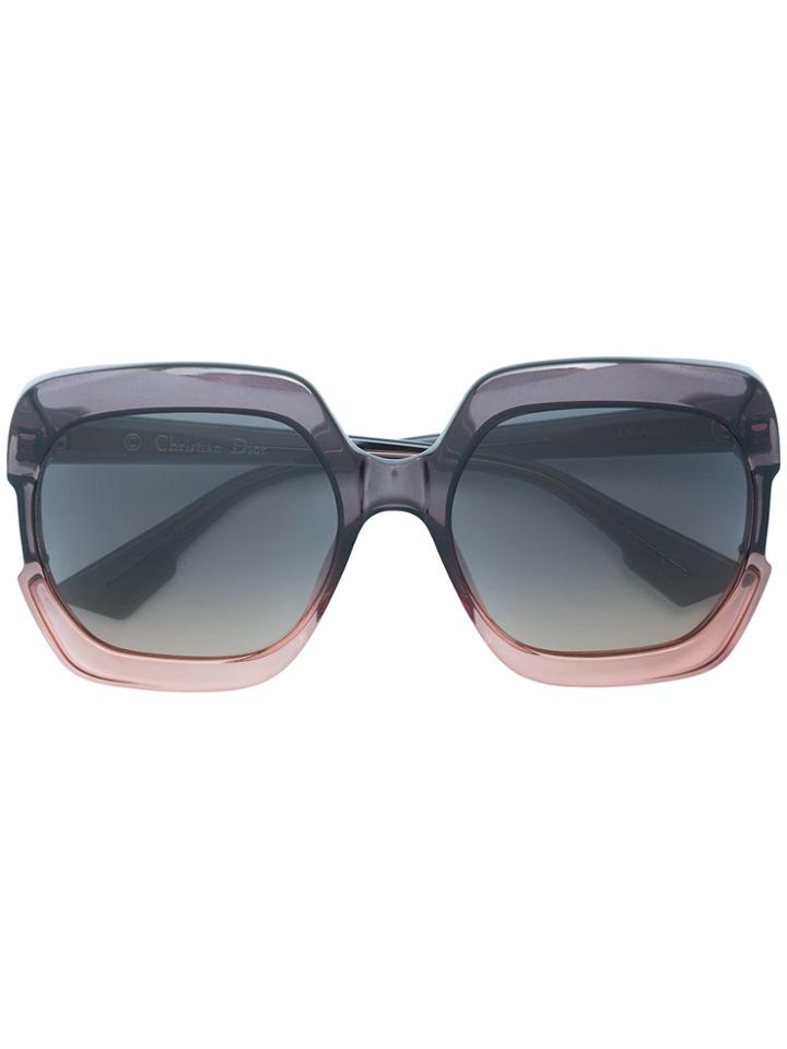 Dior Eyewear Oversized Sunglasses - Grey