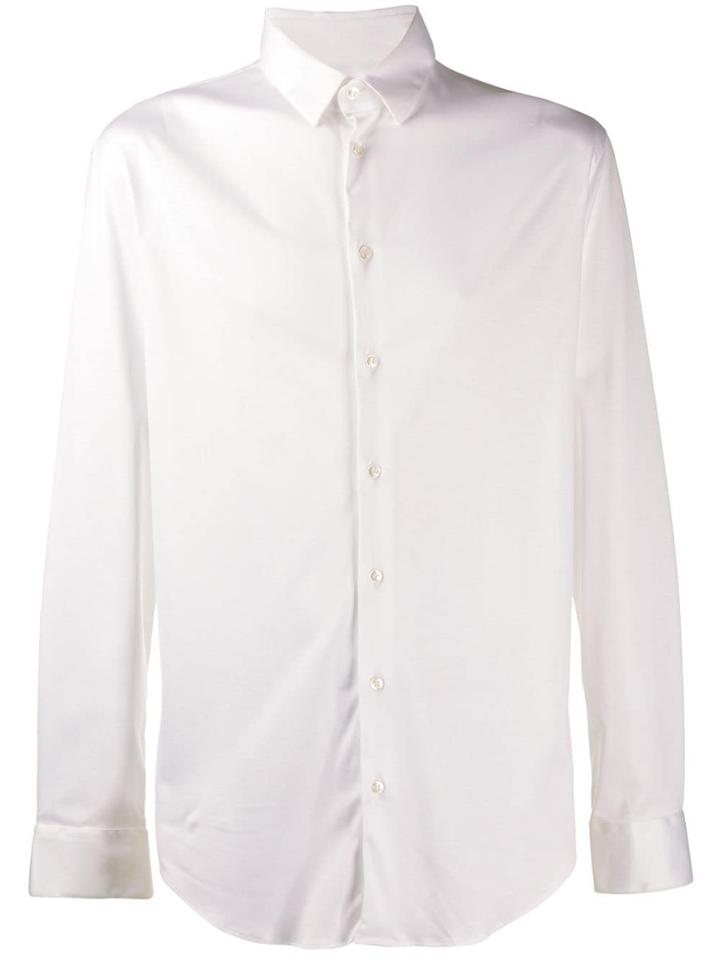 Giorgio Armani Classic Plain Shirt - White