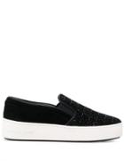 Michael Kors Collection Slip-on Plimsoll Sneakers - Black