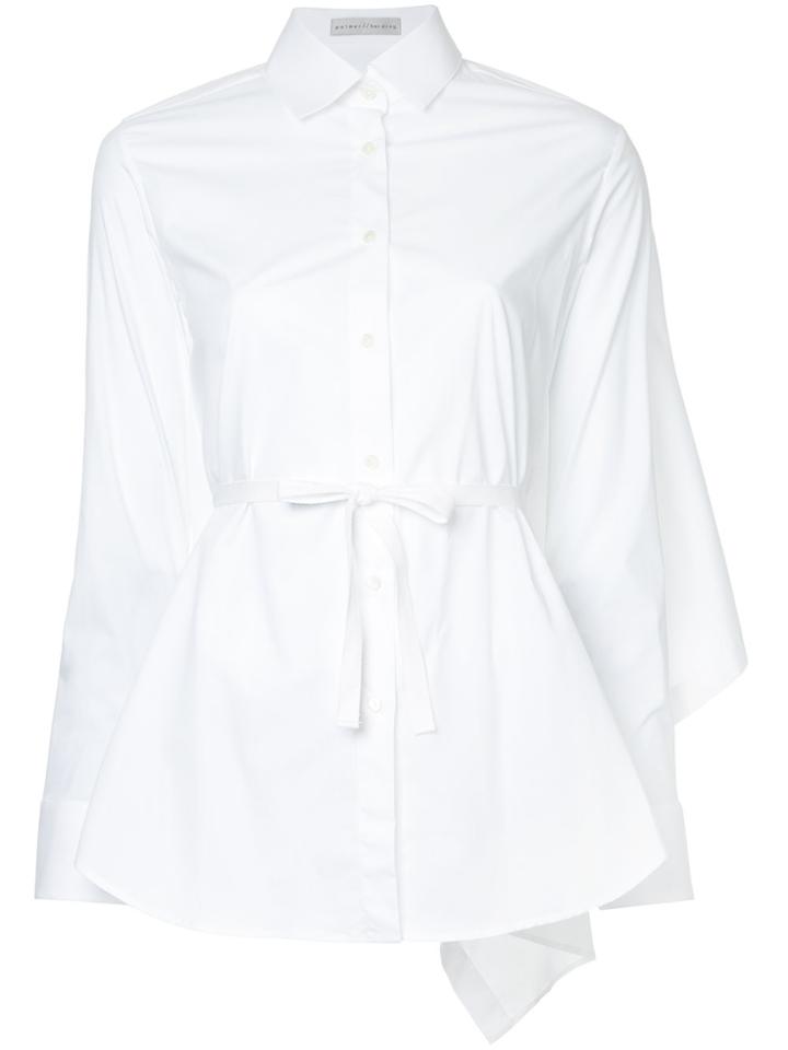 Palmer / Harding Open Back Shirt - White