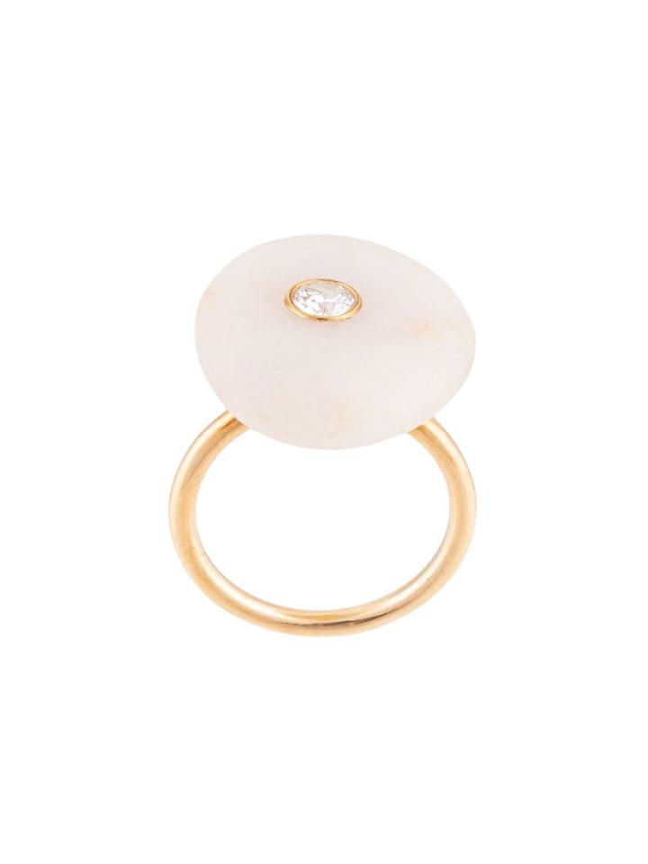 Cvc Stones Cristallo Pebble Ring - Gold