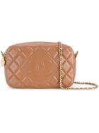 Chanel Vintage Quilted Cc Chain Shoulder Bag - Brown