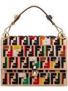 Fendi Kan I Logo Shoulder Bag - Multicolour