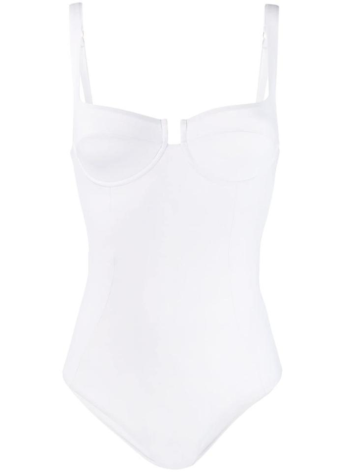 Reina Olga Bardot Swimsuit - White