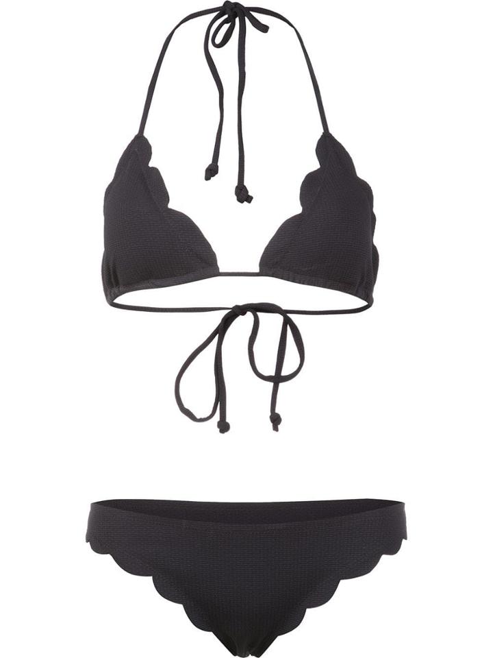 Marysia 'broadway Triangle Top & Brief Bottom' Bikini - Black