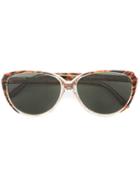 Yves Saint Laurent Vintage Cat-eye Frame Sunglasses, Women's, Brown