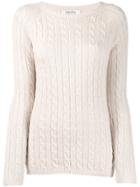 's Max Mara Cable Knit Sweater - Neutrals