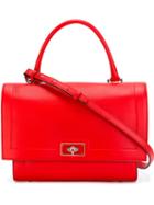 Givenchy Small 'shark' Tote, Women's, Red, Calf Leather