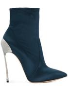 Casadei Techno Blade Ankle Boots - Blue