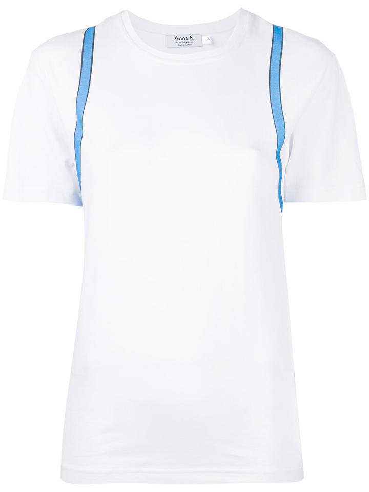 Anna K - Backpack T-shirt - Women - Cotton - S, White, Cotton