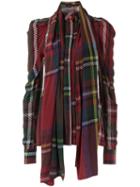 Gloria Coelho - Checkered Shirt - Women - Viscose - M, Green, Viscose