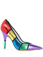 Attico Pointed Toe Pumps - Multicolour