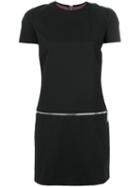 Dsquared2 - Zip Detail Mini Dress - Women - Virgin Wool/spandex/elastane/viscose/polyester - 36, Black, Virgin Wool/spandex/elastane/viscose/polyester